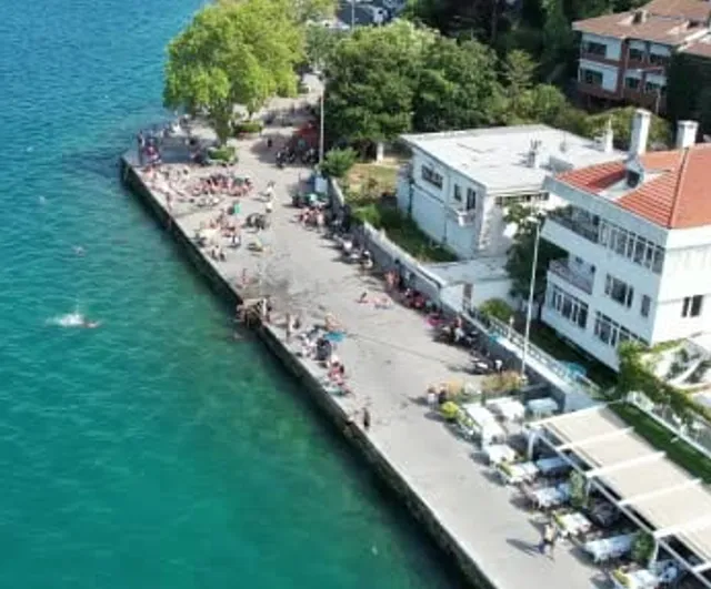 Sıcak hava ve nem kireçburnu sahilinde yoğunluğa yol açtı