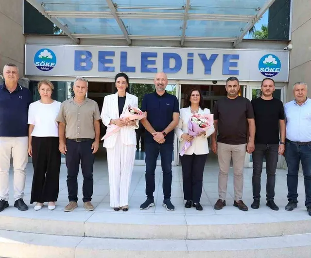 Söke için ortak adımlar: Arıkan, Çerçioğlu ve Sarıbaş belediyede buluştu