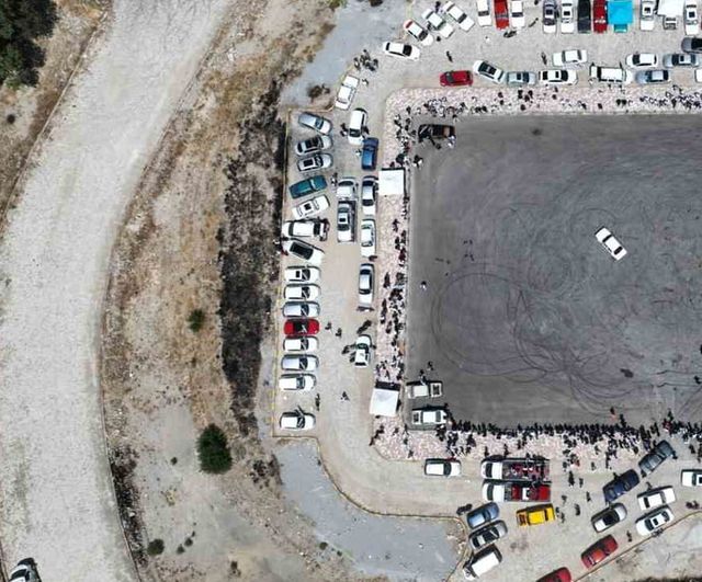 Sorgun'da modifiye fuarı drift pistini renklendirdi