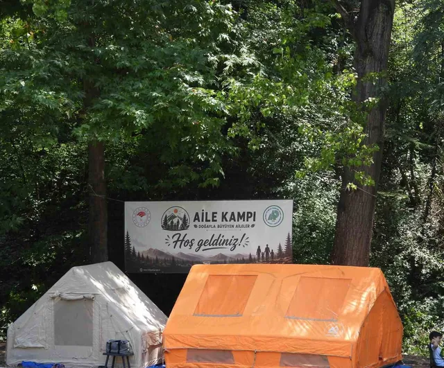 Tabiat parkında kamp günleri: Zonguldaklı ailelerin doğa buluşması