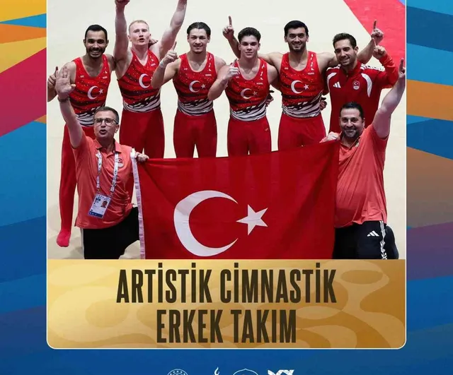 Taranto'da tarih yazan cimnastik erkek millileri