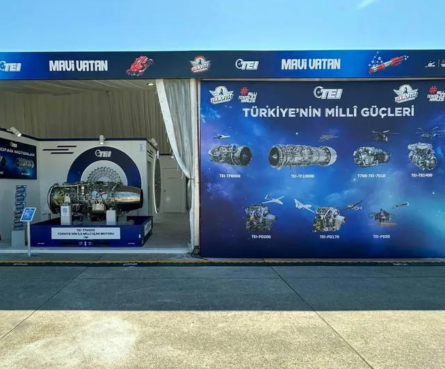 TEI, millî motor ve üretim kabiliyetlerini TEKNOFEST Mavi Vatan'da gözler önüne seriyor