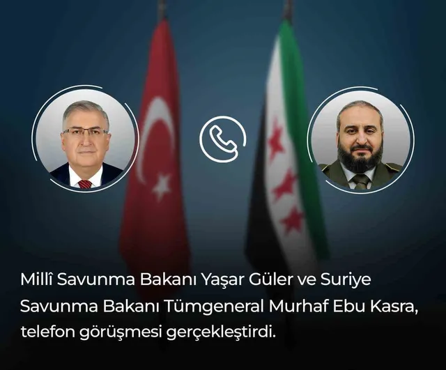 Telefon diplomasisi: Güler ile Ebu Kasra bölgesel güvenliği ele aldı