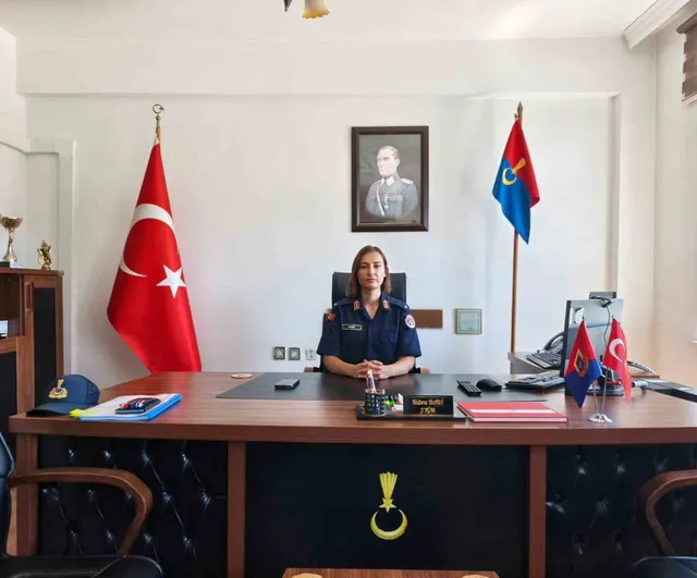 Tokat’ta bir ilk: Başçiftlik jandarma komutanlığına teğmen Rukiye Kübra Baki atandı