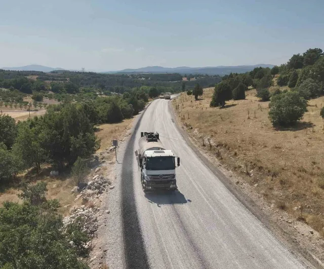 Ulaşım seferberliği Harmancık'ta 10 kilometrede somutlaştı