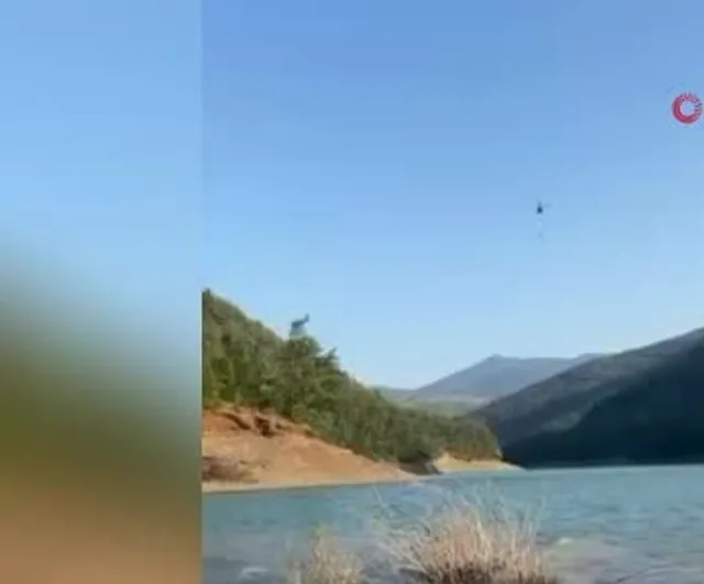 Uludağ Soğukpınar'da orman yangını hava ve kara ekipleriyle kontrol altına alındı