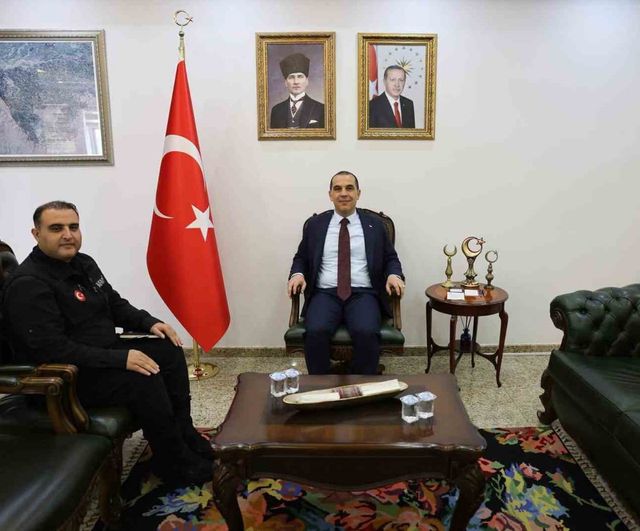 Vali Taşolar, afet hazırlıklarını öne çıkararak yeni AFAD müdürünü kabul etti