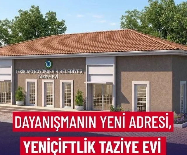 Yeniçiftlik'te modern taziye evi tamamlanmaya yakın