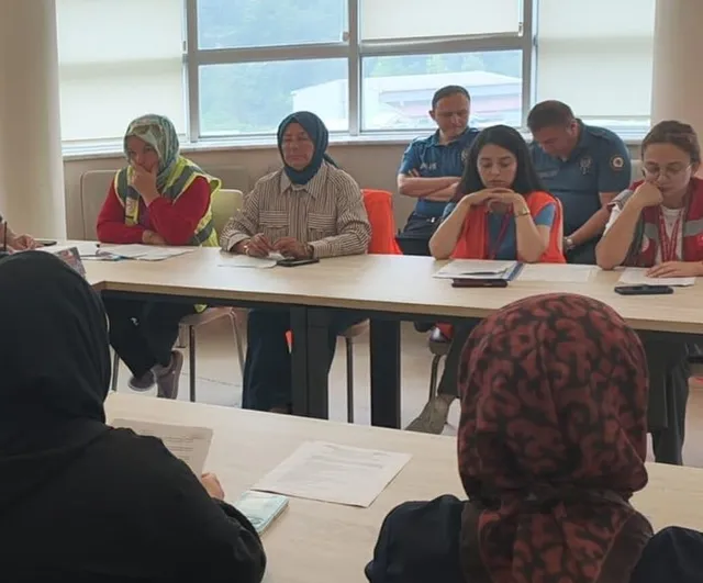 Yığılca'da afet hazırlıkları masa başında test edildi