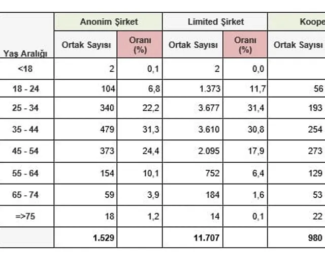 Yılın ilk 7 ayında yeni şirket kuruluşları yüzde 7,4 yükseldi