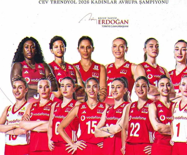 A Milli Kadın Voleybol Takımı'ndan Avrupa zaferi: Cumhurbaşkanı Erdoğan'dan tebrik