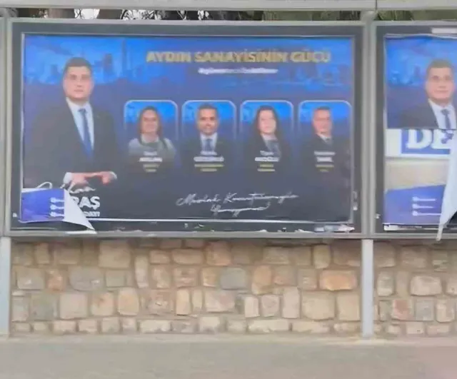 Afişlere saldırı sonrası başkan Maraş, polise başvurdu