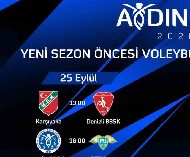 Aydın Cup 2026 voleybol heyecanı iki gün sürecek