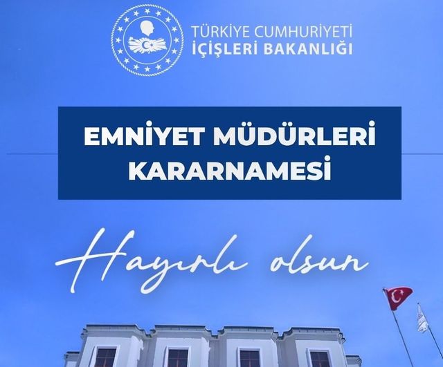 Bakan Çiftçi'den emniyet müdürlerine başarı dileği