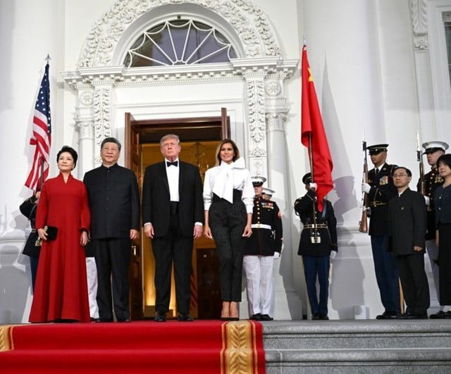 Beyaz saray'da diplomasi ve gösteri: Xi için görkemli akşam