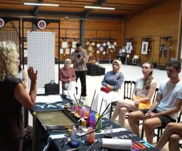 Çanakkale'de kültür yolu festivalinde Assos'ta tarihle atölye buluşması
