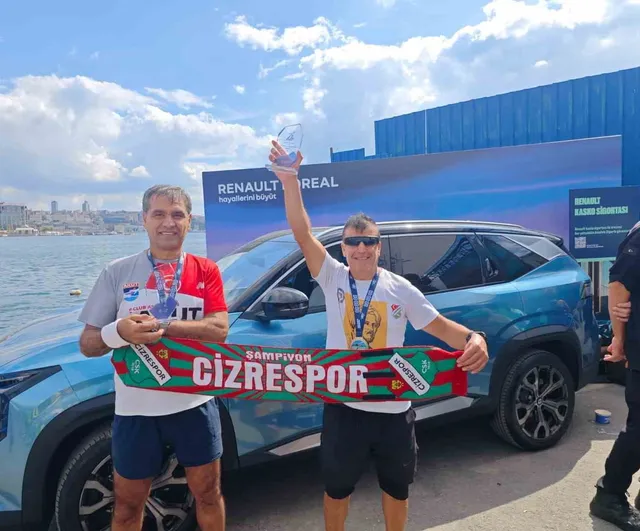 Cizreli atletten Haliç'te güçlü çıkış: Ramazan Değer üçüncü oldu