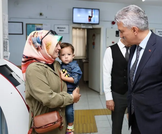 Düzce'de Merkez 1 Nolu Aile Sağlığı Merkezi yeni binasında incelemeler sürdü