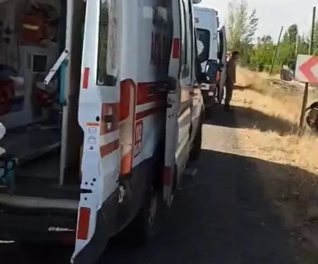 Elazığ'da Başyurt mevkiinde direksiyon hakimiyetini kaybeden araç şarampole devrildi