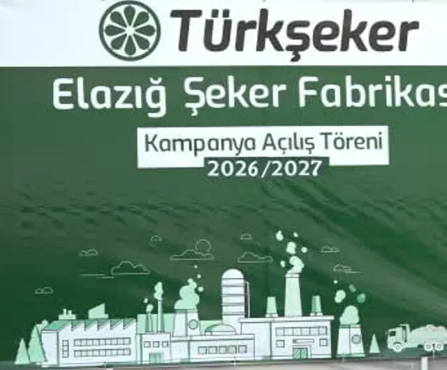 Elazığ şeker fabrikasında sezon açılışı: 240 bin ton pancar işleme planı