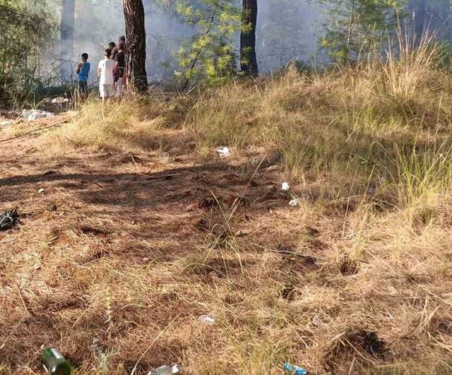 Erken müdahale sayesinde Sancı'daki yangın büyümeden söndürüldü