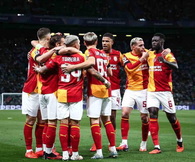 Galatasaray, Alvalade'de ilk yarıyı 1-1'lik eşitlikle tamamladı