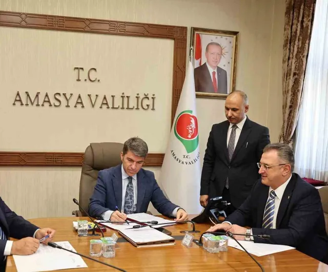 Gümüşhacıköy’e yeni istihdam kapısı: osb protokolü valilikte imzalandı