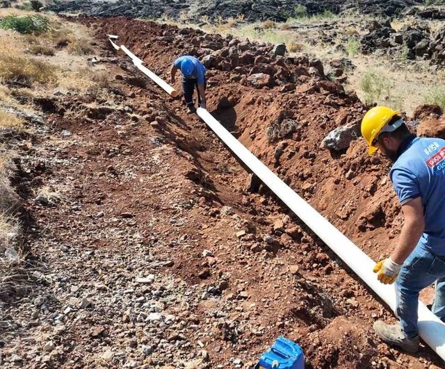Hassa'da deprem hasarı sonrası 10 bin metrelik içme suyu altyapısı yenileniyor