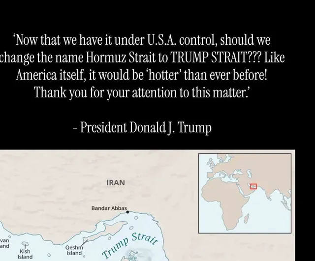 Hürmüz boğazı tartışması: başkanın 'Trump Boğazı' önerisi diplomatik gerilim mi?