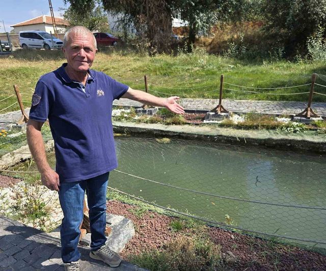 İki bin yıllık antik havuz köyün hafızasını canlandırdı