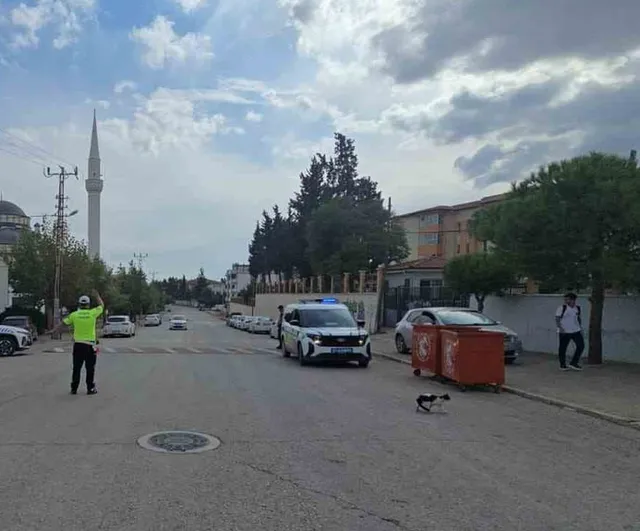 İslahiye'de okul çevrelerinde sıkı güvenlik önlemleri