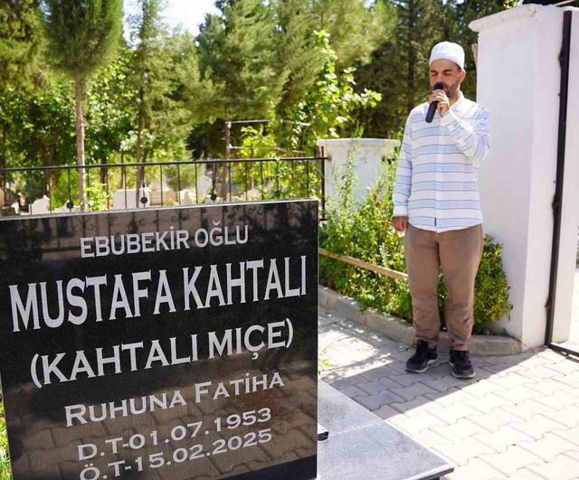 Kahtalı Mıçe için vefa buluşması mezarı başında gerçekleşti