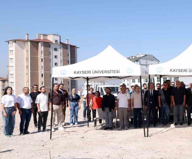 Kayseri Üniversitesi'nde bilişim teknolojileri myo için yeni bina temeli atıldı