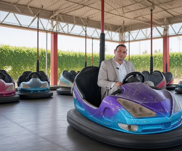 Kilis’te ilk kalıcı lunapark cuma akşamı açılıyor: Hakan Bilecen test sürüşünde
