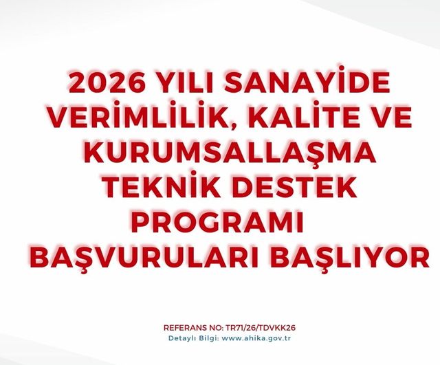 KOBİ'lerin verimliliğini güçlendirecek 10 milyon TL'lik teknik destek programı