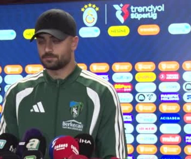 Kocaelisporlu Serhat Öztaşdelen: talihsiz gol bizi üzdü, daha çok çalışacağım