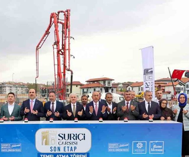 Konya Suriçi Çarşısı'nda geçmişle geleceğin buluştuğu son etabın temeli atıldı