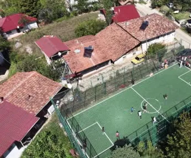 Köyün halı sahası gençleri 6 takımlı Tokat Köyler Ligi'ne taşıdı