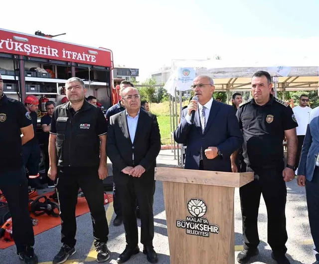 Malatya itfaiyesi yenilenen altyapı ve araç filosuyla güçleniyor