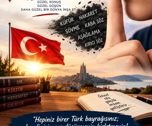 öğrencilere sözün ağırlığını öğreten dilini kirletme girişimi