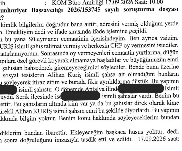 örgüt iddiası: oy tercihi nedeniyle yurt, cami ve hatim gruplarına giriş engellendi