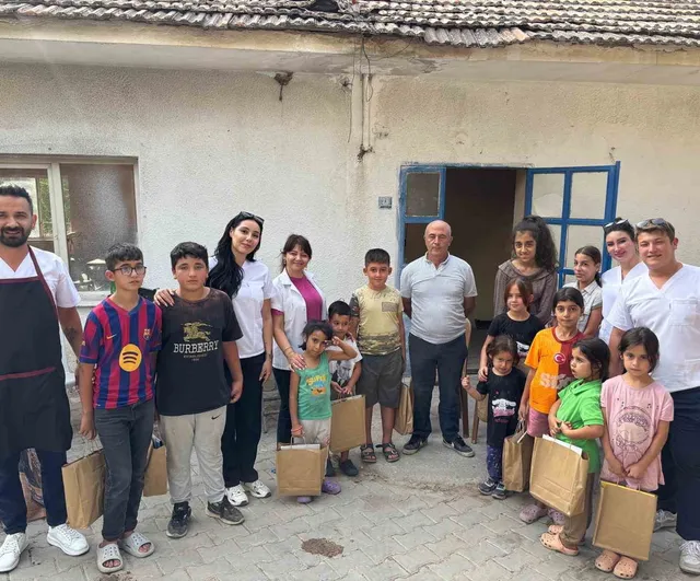 Söke'de kırsal mahalle çocuklarına belediyeden okul öncesi bakım desteği