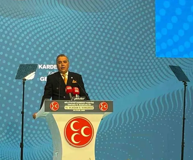 Tek adayla güven tazeledi: Alparslan Doğan yeniden MHP Ankara il başkanı