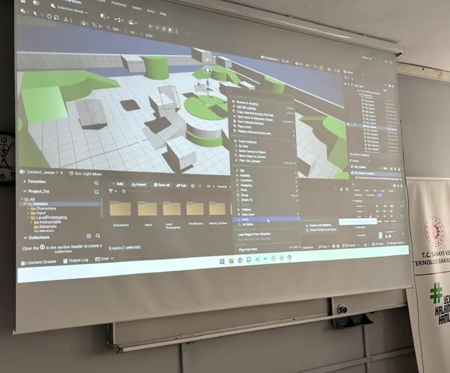 Tokat'ta üreten öğretmenler Unreal Engine ve VR ile dijital ikiz içerikler geliştirdi