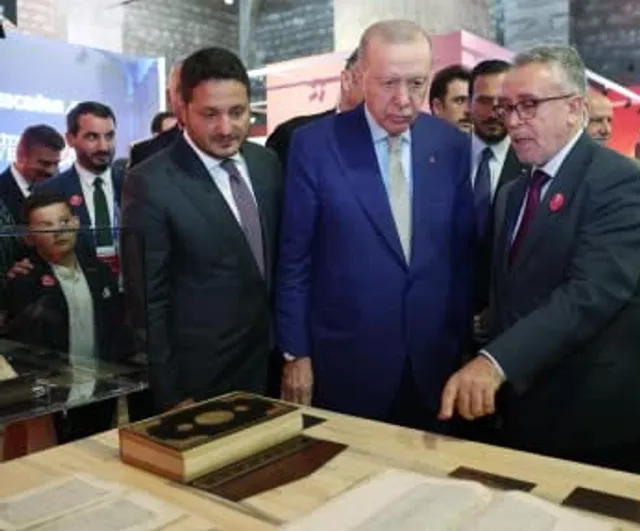 Tophane-i Âmire'de mirasa dokunuş: Erdoğan kitaba vefa sergisini açtı