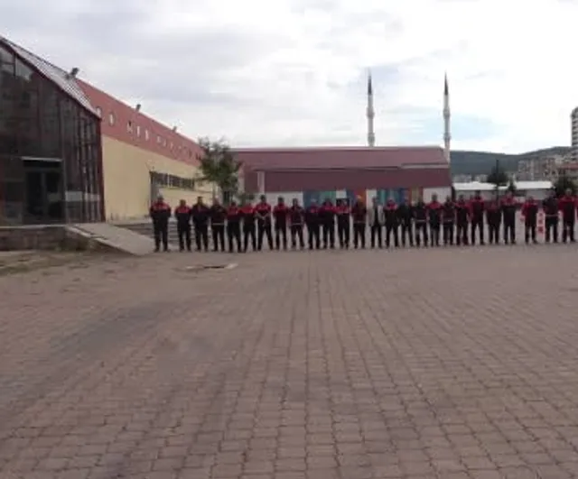 Yozgat itfaiyesi üç aylık yoğunluğun ardından eğitimle güçlendi