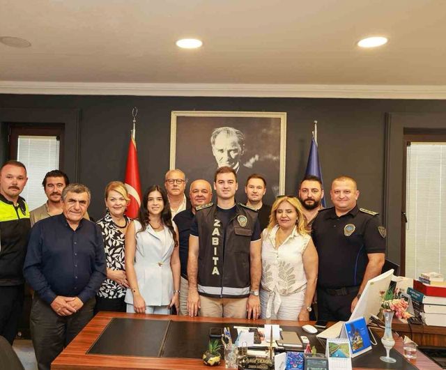 Zabıta haftasında görev vurgusu: Mandalinci'den teşekkür ziyareti