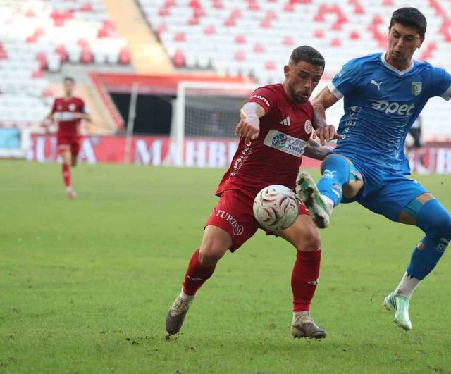 Antalyaspor'da evde sürpriz mağlubiyet: Bodrum FK 2-1 kazandı