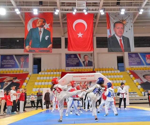 Bayburt amatör spor haftasında yetenekler sergilendi