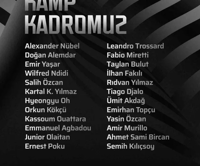 Beşiktaş'ta Vlahovic Hoffenheim kadrosunda yok